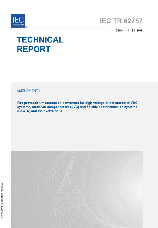Cover IEC TR 62757:2015/AMD1:2019
